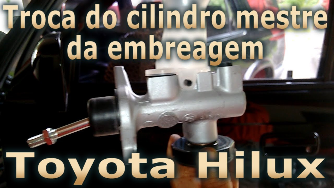 Troca do cilindro mestre da embreagem.