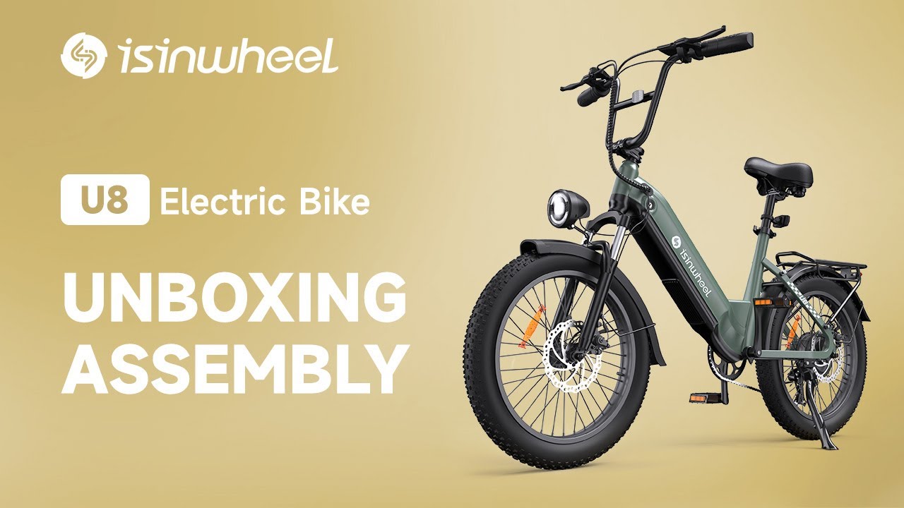 Unboxing | isinwheel U8 Electric Bike: 1000W Motor, 75+ Miles Range & Fat Tires Unveiled!