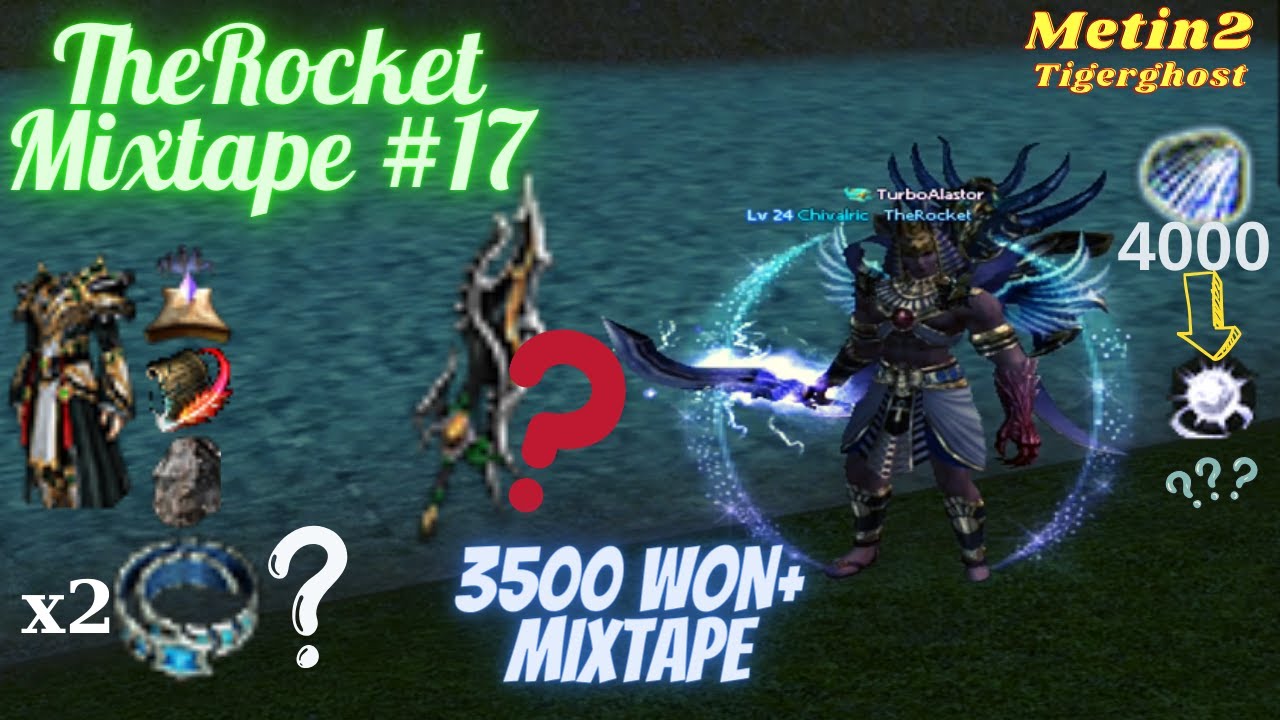 😎NEW SERPENT SWORD+15⚡DROP 4000 SHIMMERING CLAMS❌OVER 3500W VIDEO- METIN2 TIGERGHOST MIXTAPE#17