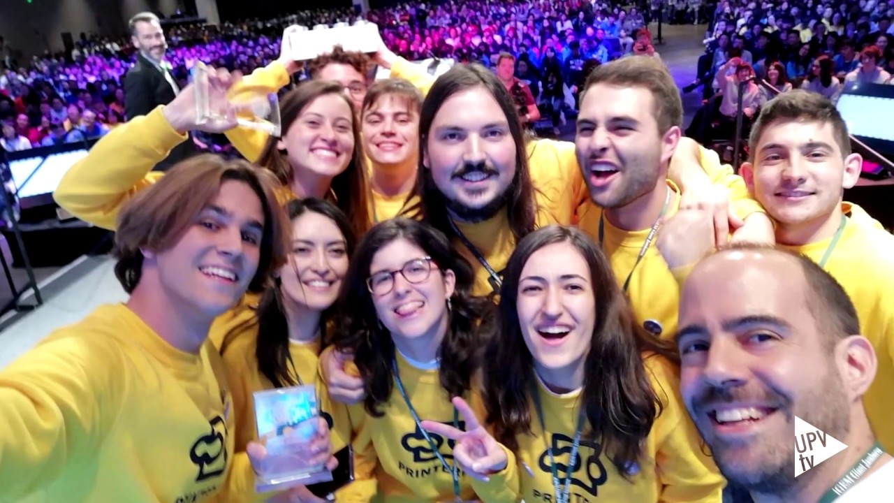 iGEM UPV: ganadores absolutos en iGEM 2018, con Printeria - Noticia @UPVTV, 06-11-2018