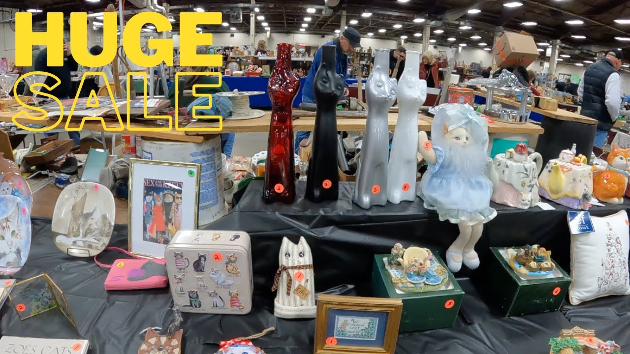 Treasure Hunting At The 2023 Spring Super-Gigantic Indoor Yard Sale | Reselling Full-Time