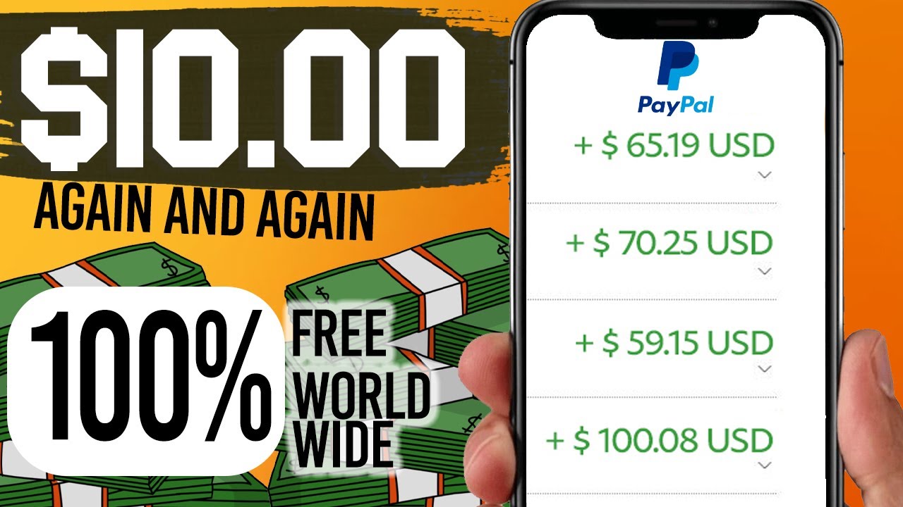 EARN $10.00 Unlimited PayPal Money within 4 minutes! How To Earn Free PayPal Money 2024