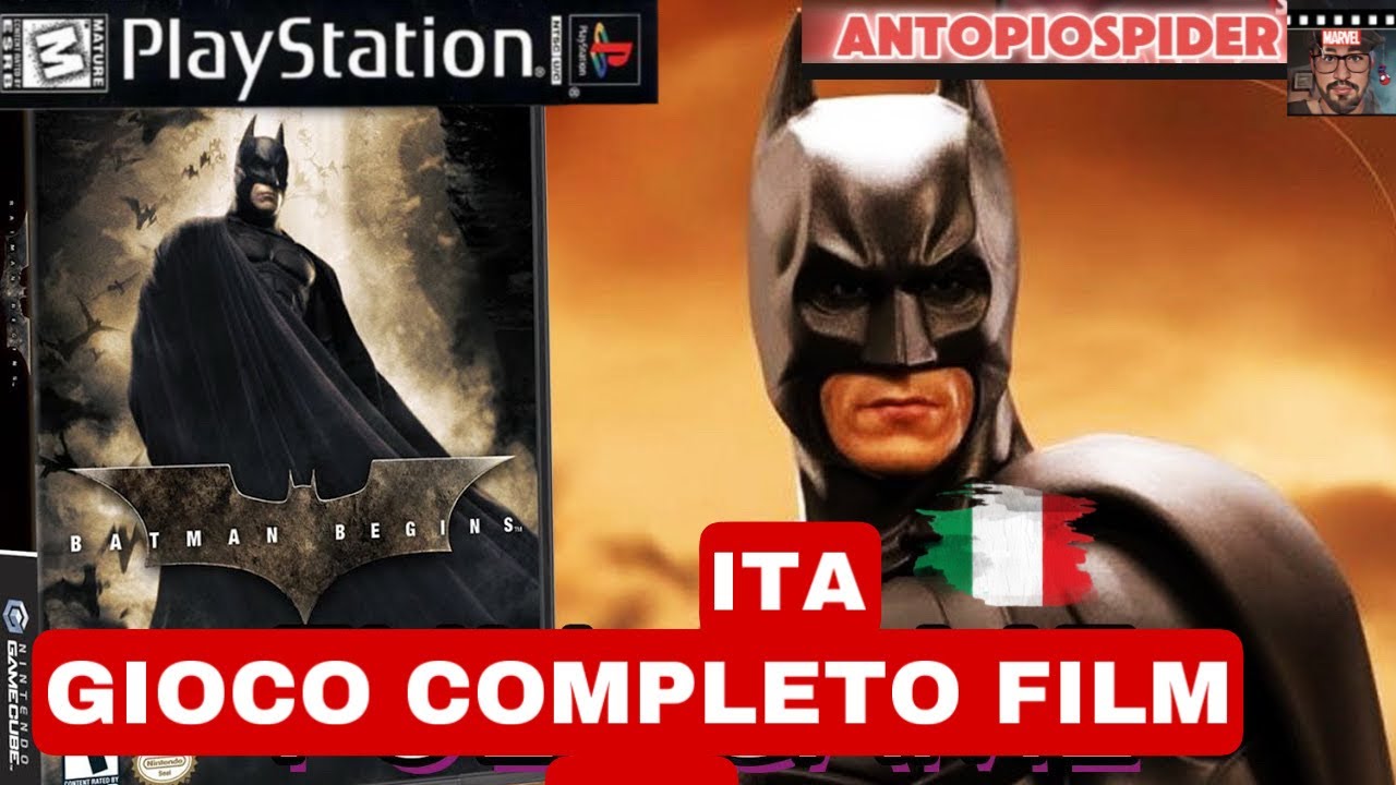 BATMAN BEGINS [GIOCO COMPLETO] ITA Walkthrough Gameplay ps2 ritorno al passato