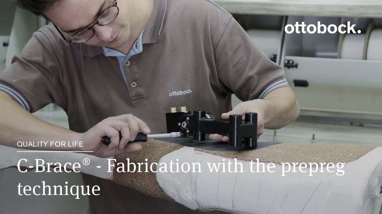 C-Brace® Leg Orthosis - Fabrication with the prepreg technique (2/4) | Ottobock