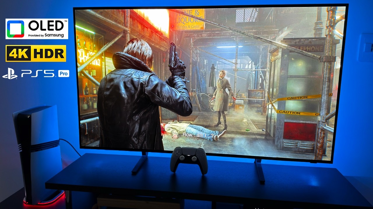 Resident Evil Requiem + SAMSUNG S90F Oled (PS5 PRO Gameplay) 4k 120Hz