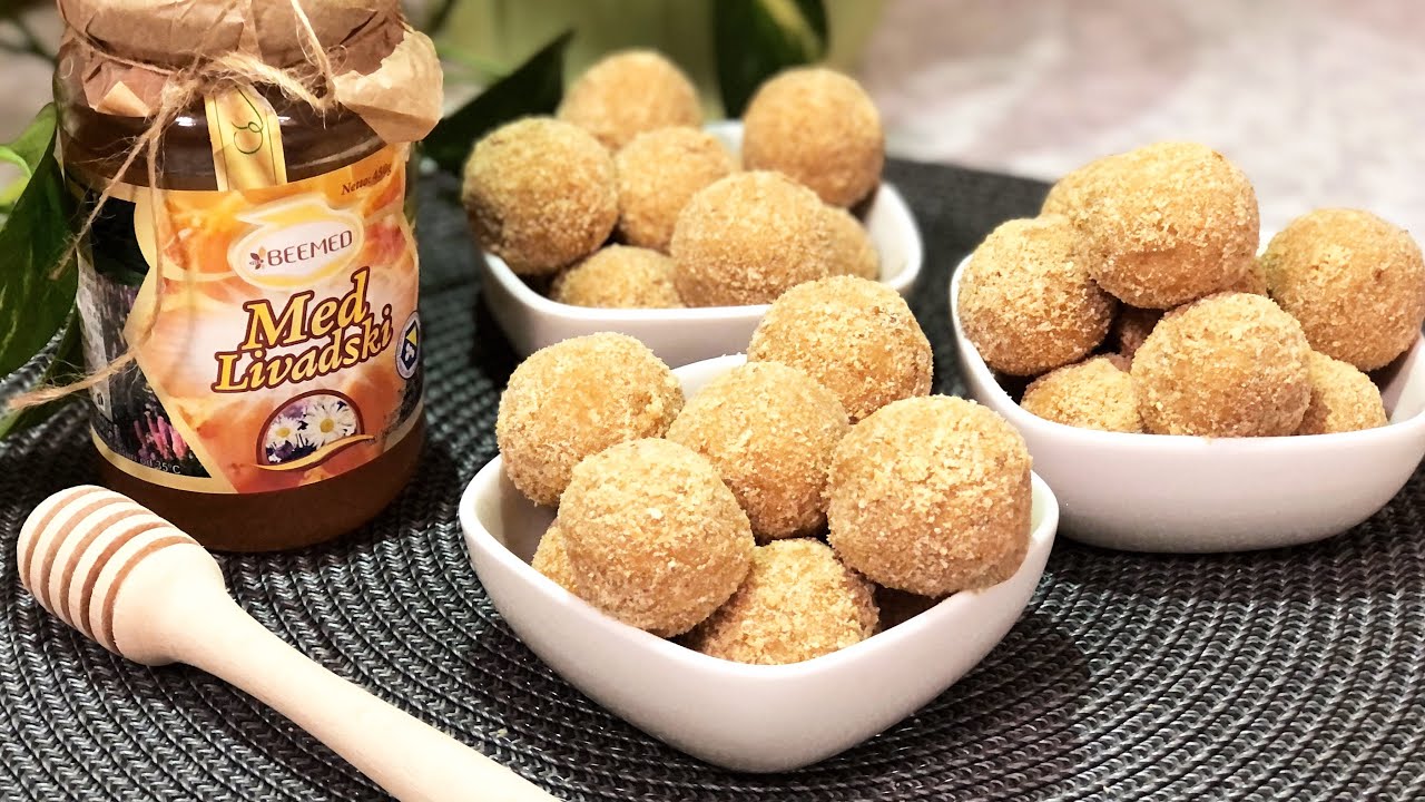MEDENE KUGLICE / HONEY BALLS,KAO MED MEDENI❗️OKUS I MIRIS KOJI MORATE PROBATI❗️