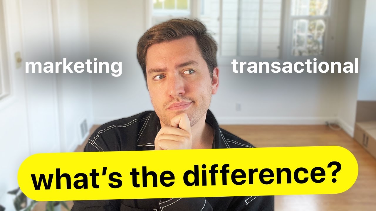 Transactional Email vs Marketing Email | Free Email Marketing Course | zootools