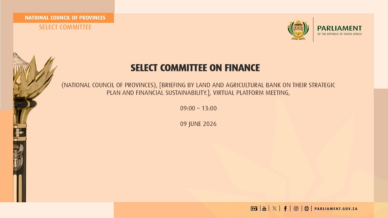 Select Committee on Finance, 9 June 2026