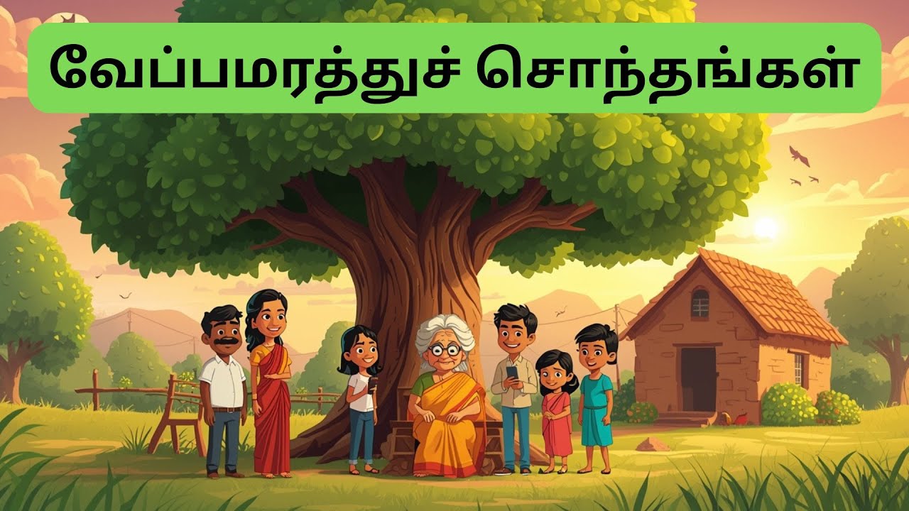 🌳வேப்பமரத்துச் சொந்தங்கள்|👵🏻👴🏻தாத்தா பாட்டி& குடும்பப் பாசம் 💖| Kids Tamil Moral Story | Bunny Kids✨