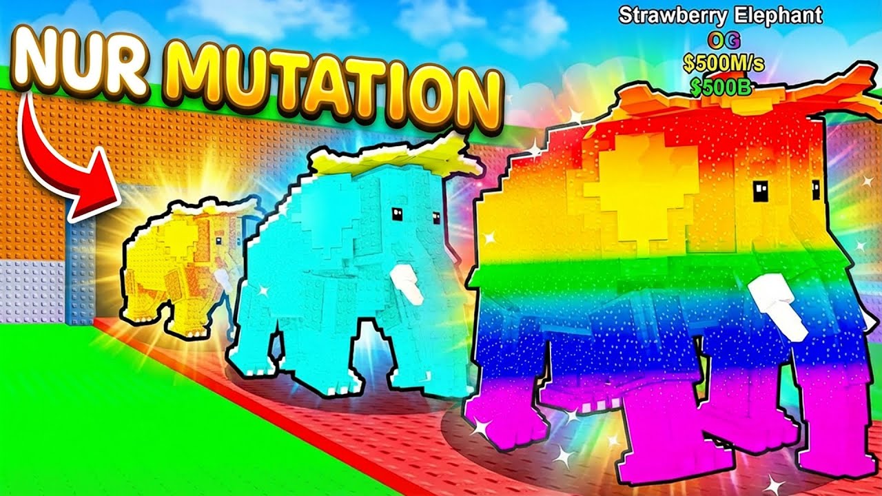 Von 0 zu 1 TRILLION nur mit MUTIERTEN Brainrots in Steal a Brainrot!
