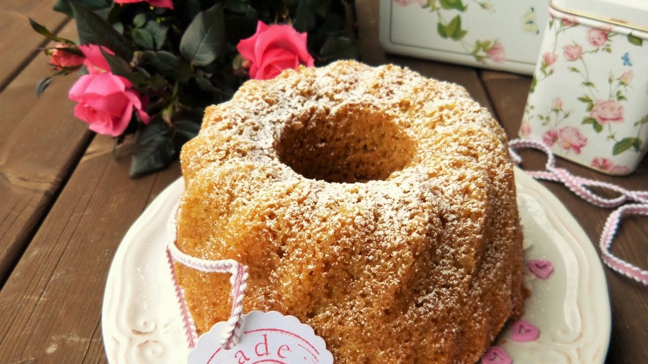 BUONO, ALTO E SOFFICE! Ciambellone classico con soli 2 uova #ricettafacile