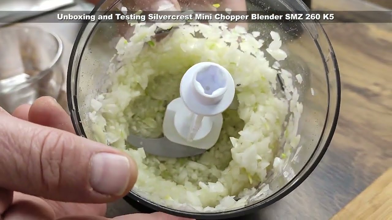 Unboxing and Testing Silvercrest Mini Chopper Blender SMZ 260 K5 - Bob The Tool Man