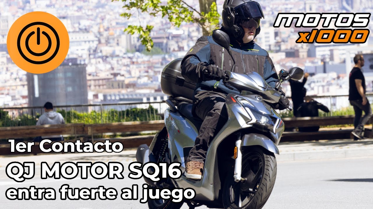Primer Contacto QJ Motor SQ16, Diseño, potencia y precio competitivo en un solo scooter | Motosx1000