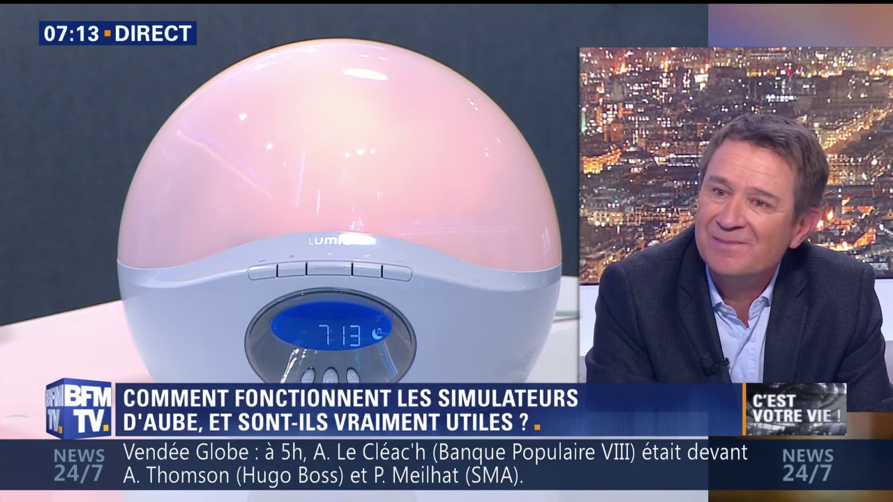 Un simulateur d'aube pour un réveil en douceur