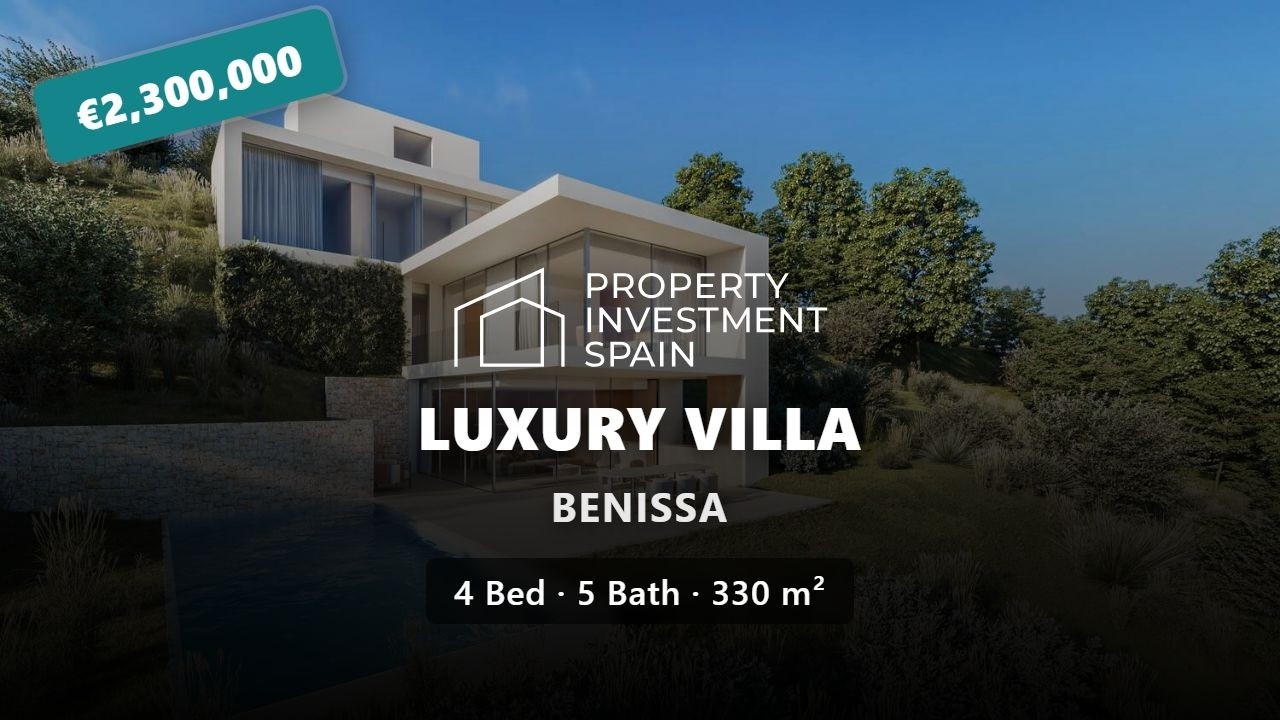 Luxury New-Build Villa with Sea Views in San Jaime, Benissa