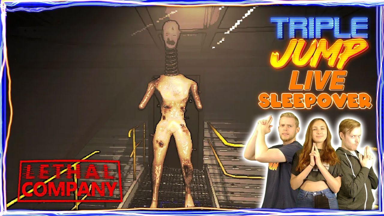 SLEEPOVER STREAM - Lethal Company [Part 5] | TripleJump Live!