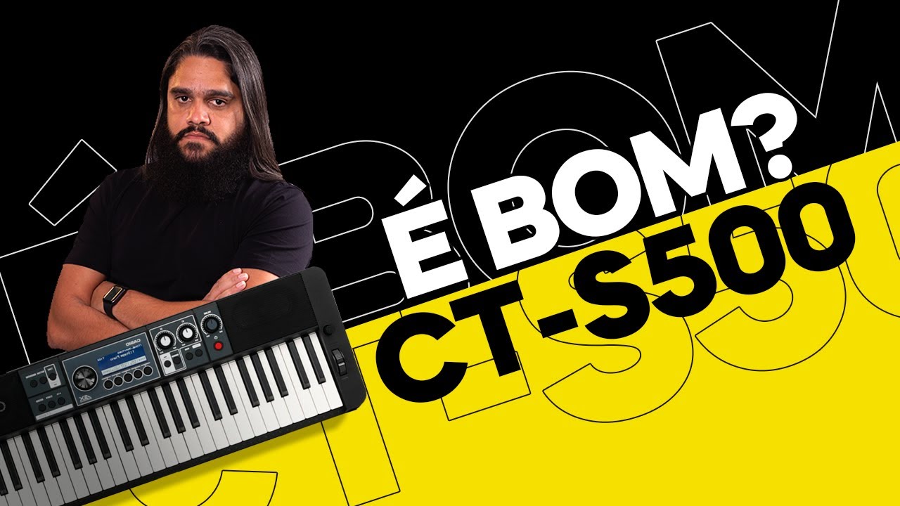 Teclado bom de entrada? Review CT-S500 completo | Leo Carvalho