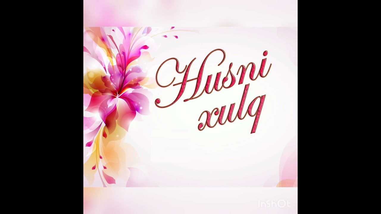 Insonni xulq atvori/Инсонни хулк атвори