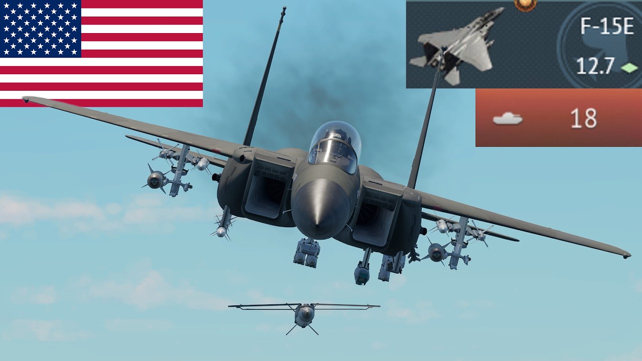 F-15E — всё ещё МОНСТР (F-15E CAS)
