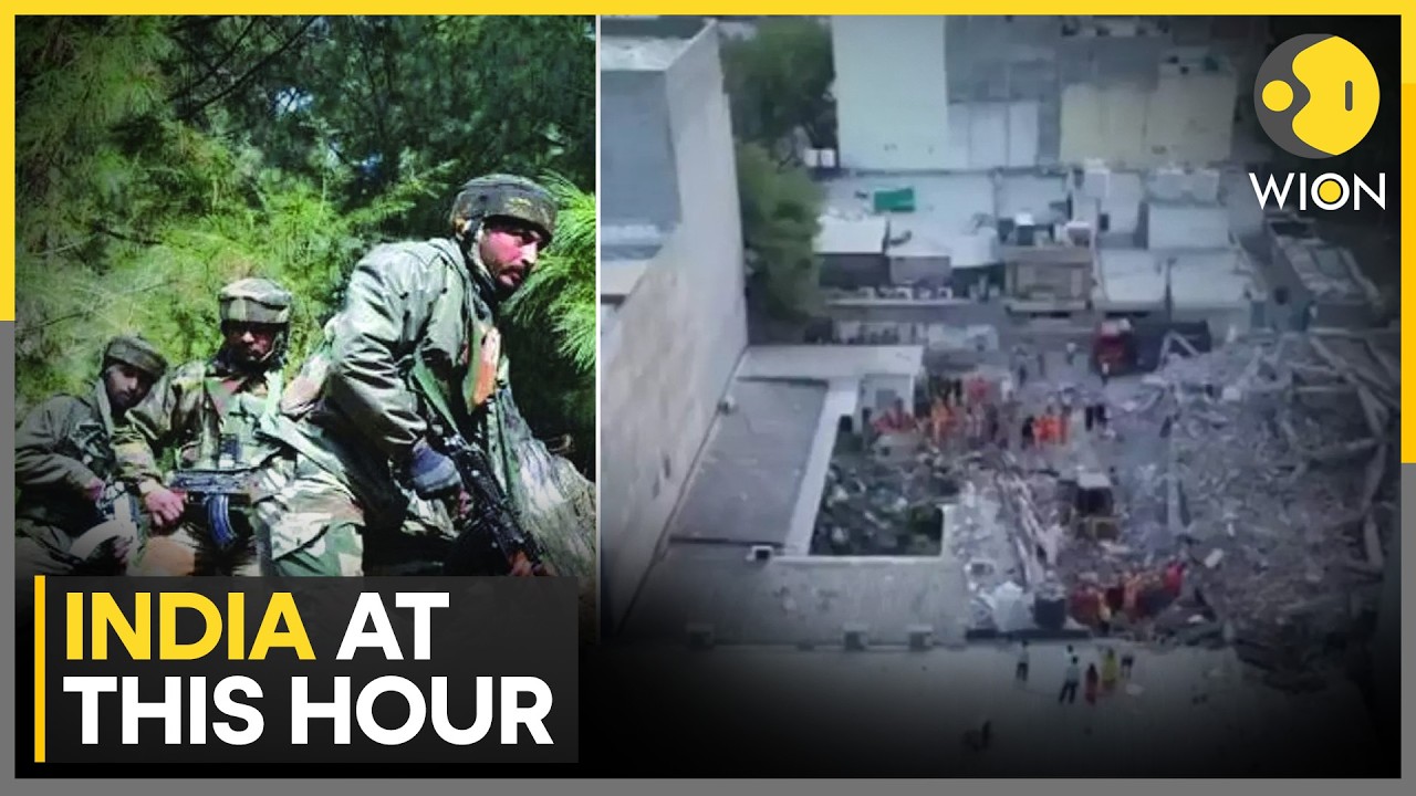 Delhi Building Collapse: Five Storey Building Collapses in Delhi; 1 Dead | India at this Hour | WION