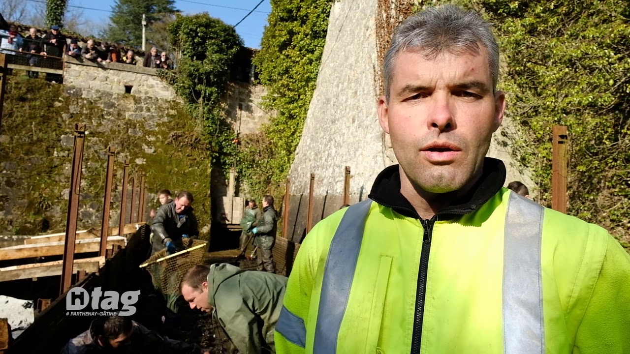 Vidange de l'étang de Bois Pouvreau