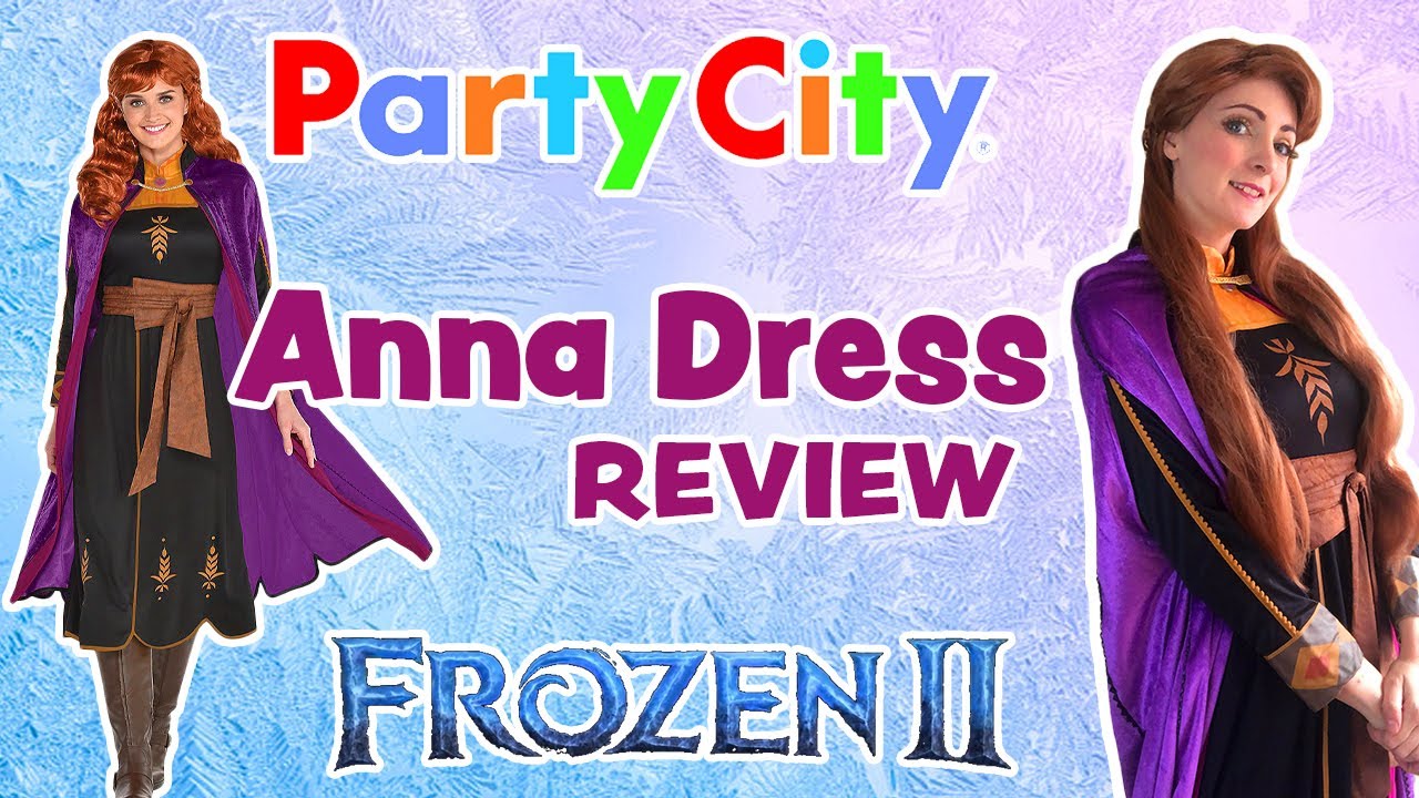 Anna Frozen 2 Party City Dress REVIEW