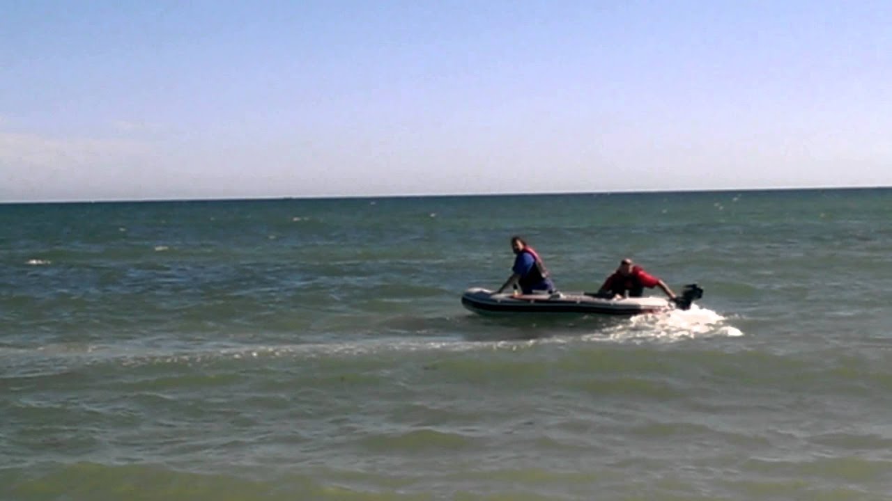 Intex Mariner 4 with Mercury 2.5 HP outboard