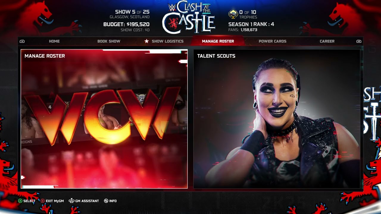 WWE 2K25 My GM Mode - Finally got the 2nd position #3