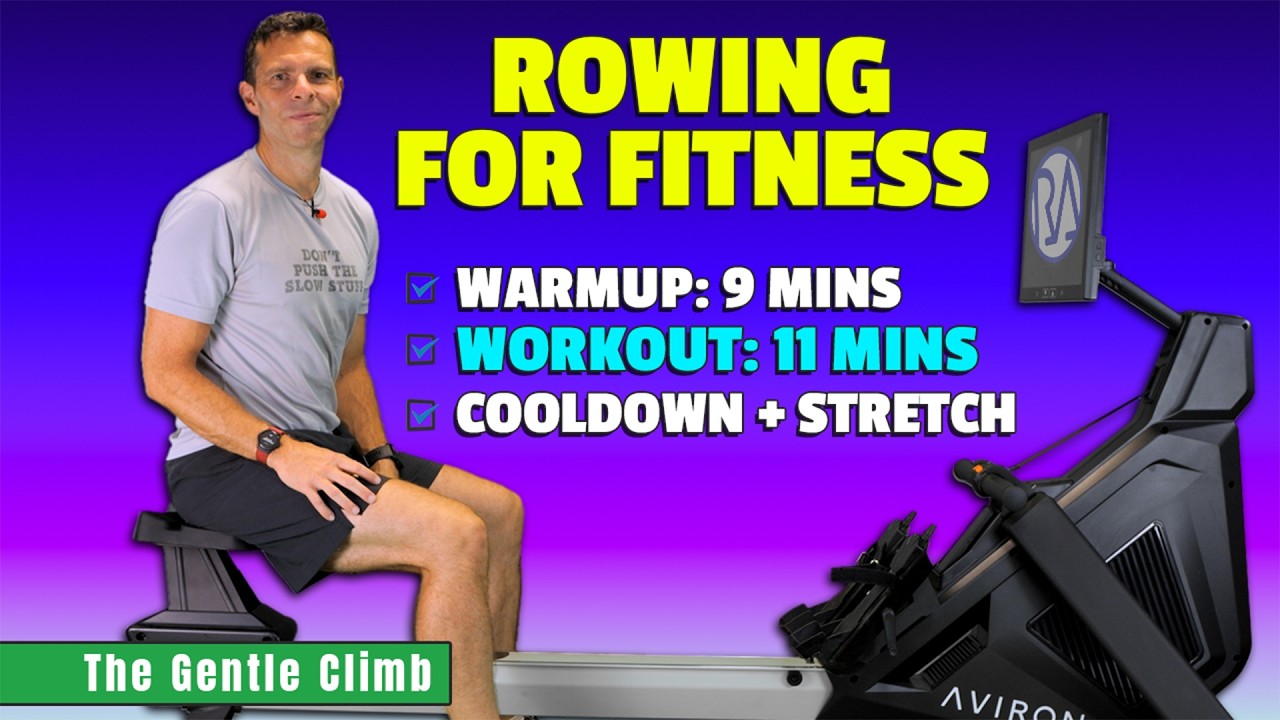 🔋Rowing for Fitness: 11-Min RowAlong Workout | for Seniors, Beginners, Returners