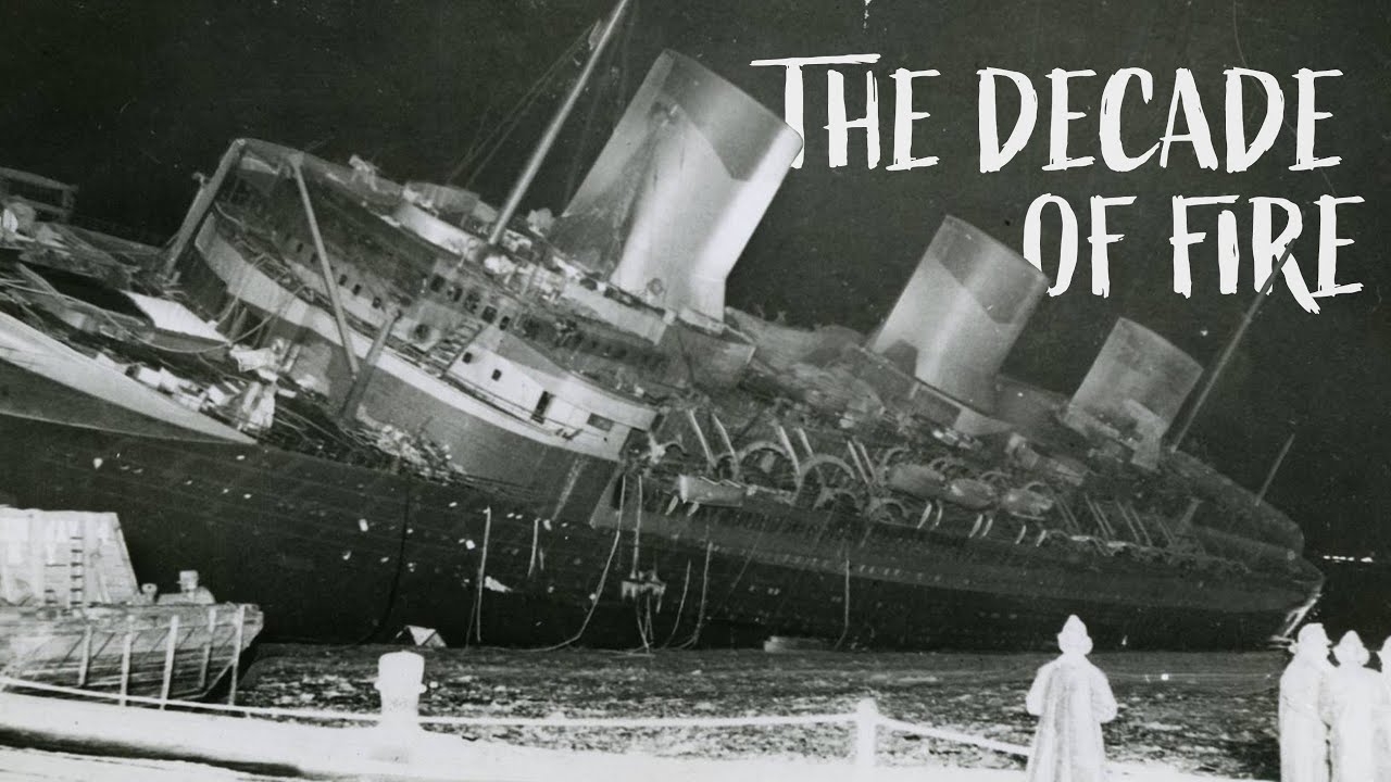 5 French Ocean Liners Destroyed by Fire