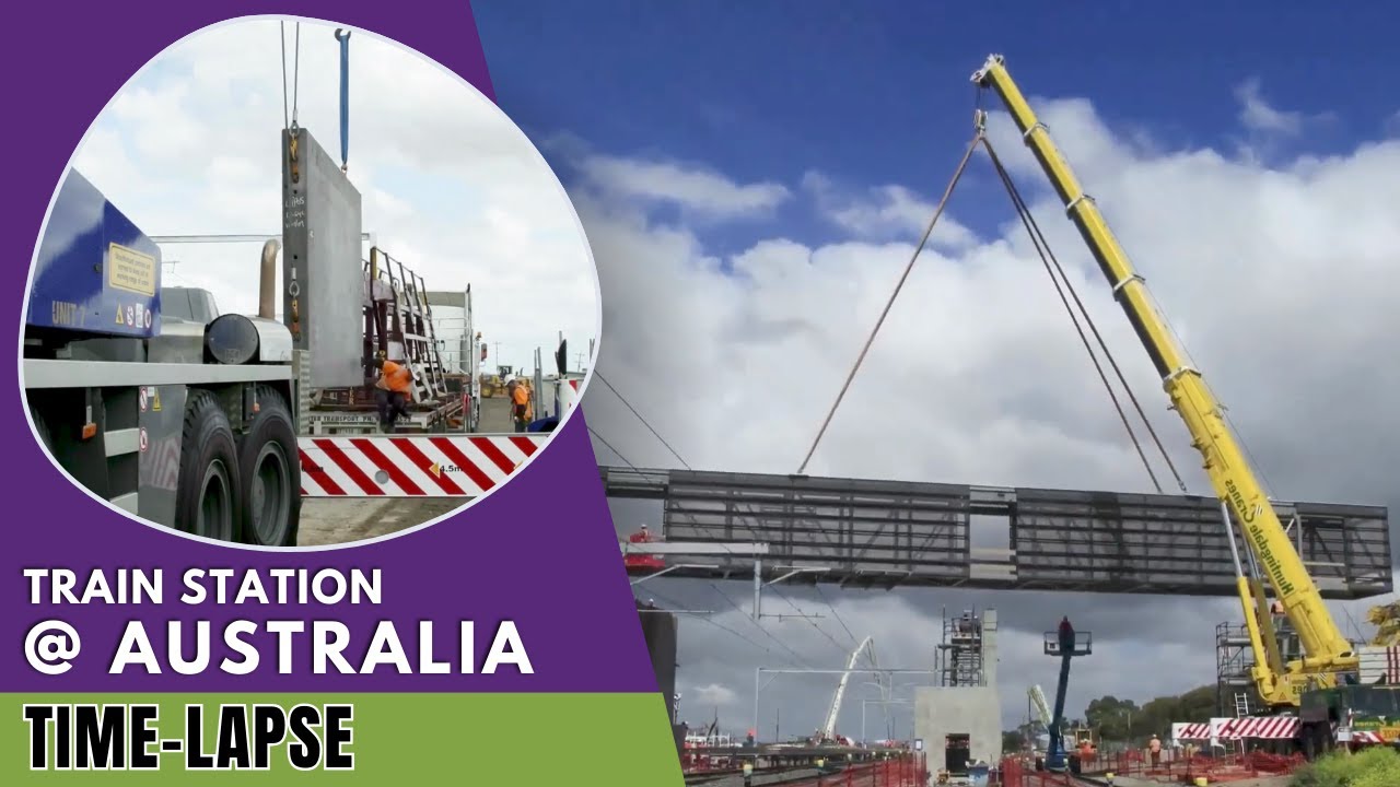 Timelapse Magic: Australian Train Station Construction