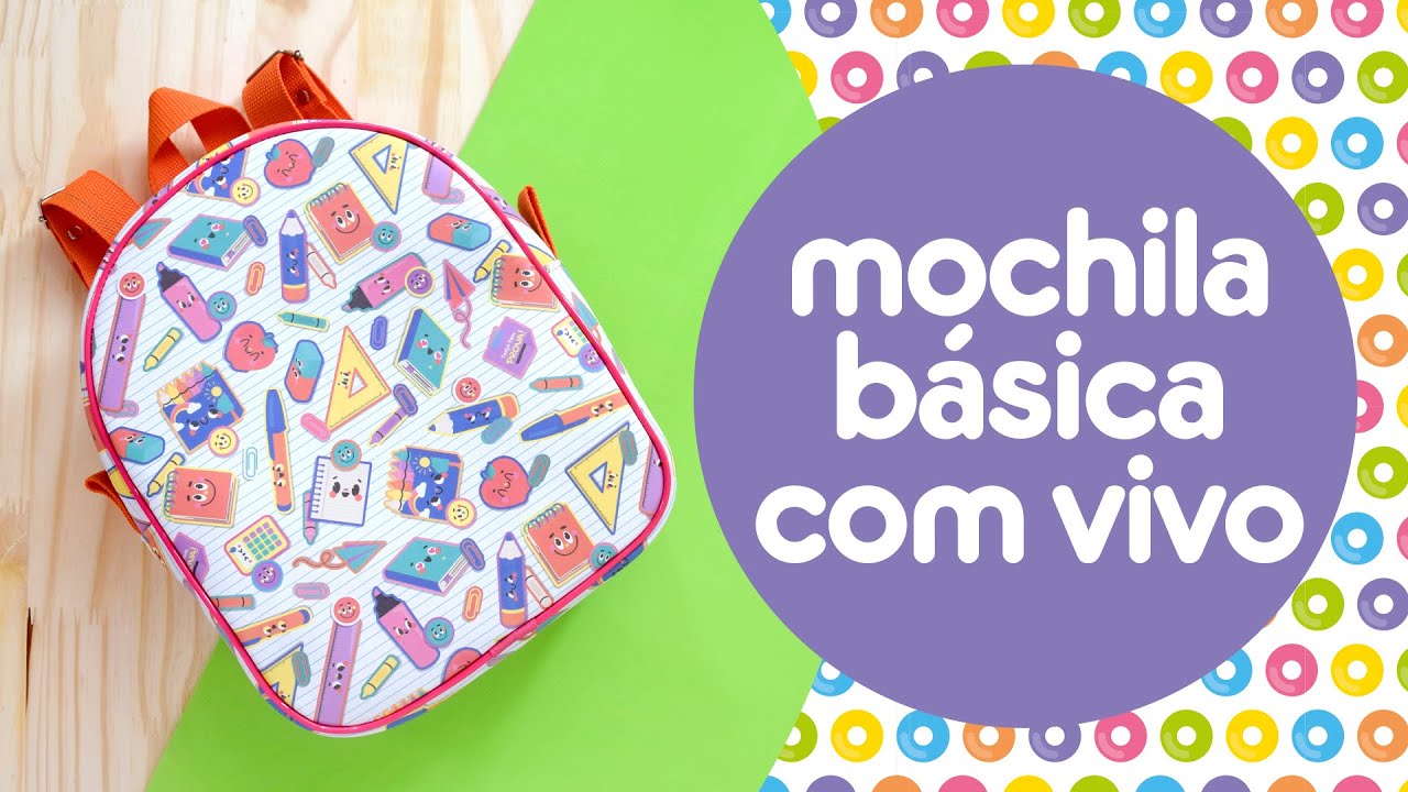 Mochila básica no sintético - Tutorial detalhado de vivo!