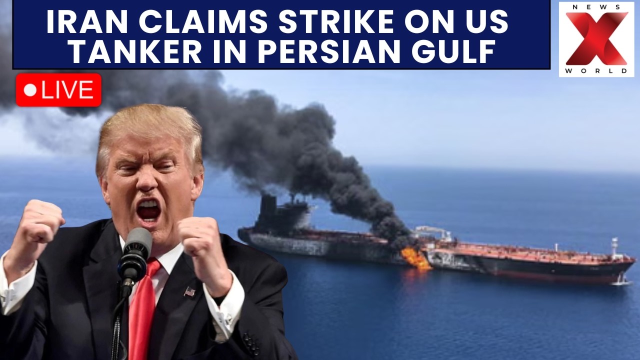 Iran US Tanker Attack LIVE:Iran Claims Strike on US Oil Tanker in Persian Gulf After Warship Sinking