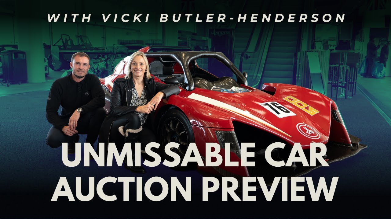 Unmissable Classic Car Auction | Historics at Ascot Racecourse | 20 Sept with Vicki Butler-Henderson