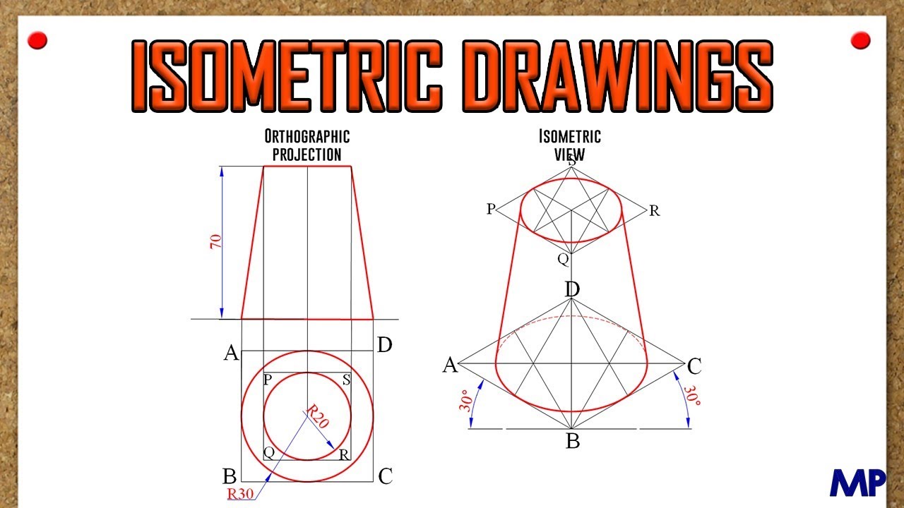 Isometric View_Frustum of Cone