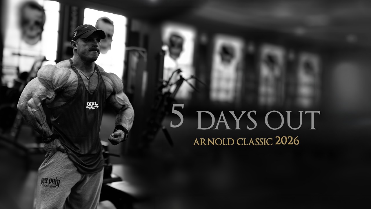 5 DAYS OUT ARNOLDS CLASSIC 2026 - FOOD SHOP AND LAST BACK PUMP SESSION!