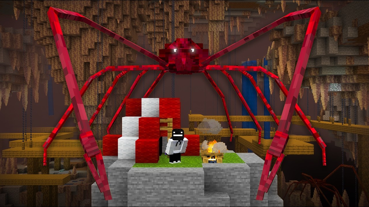 Minecraft'ı SONSUZ Maden Dünyasında Başlayarak Bitirmek...