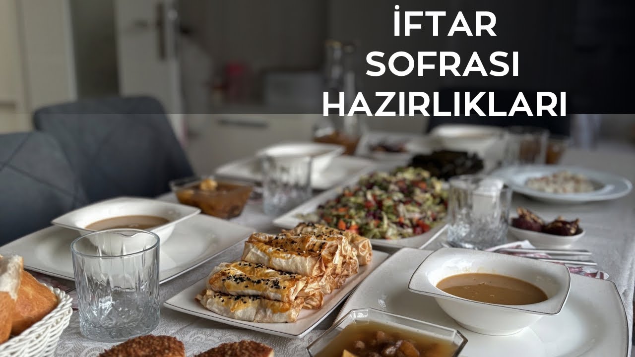 İftar Sofrası Hazırlıkları