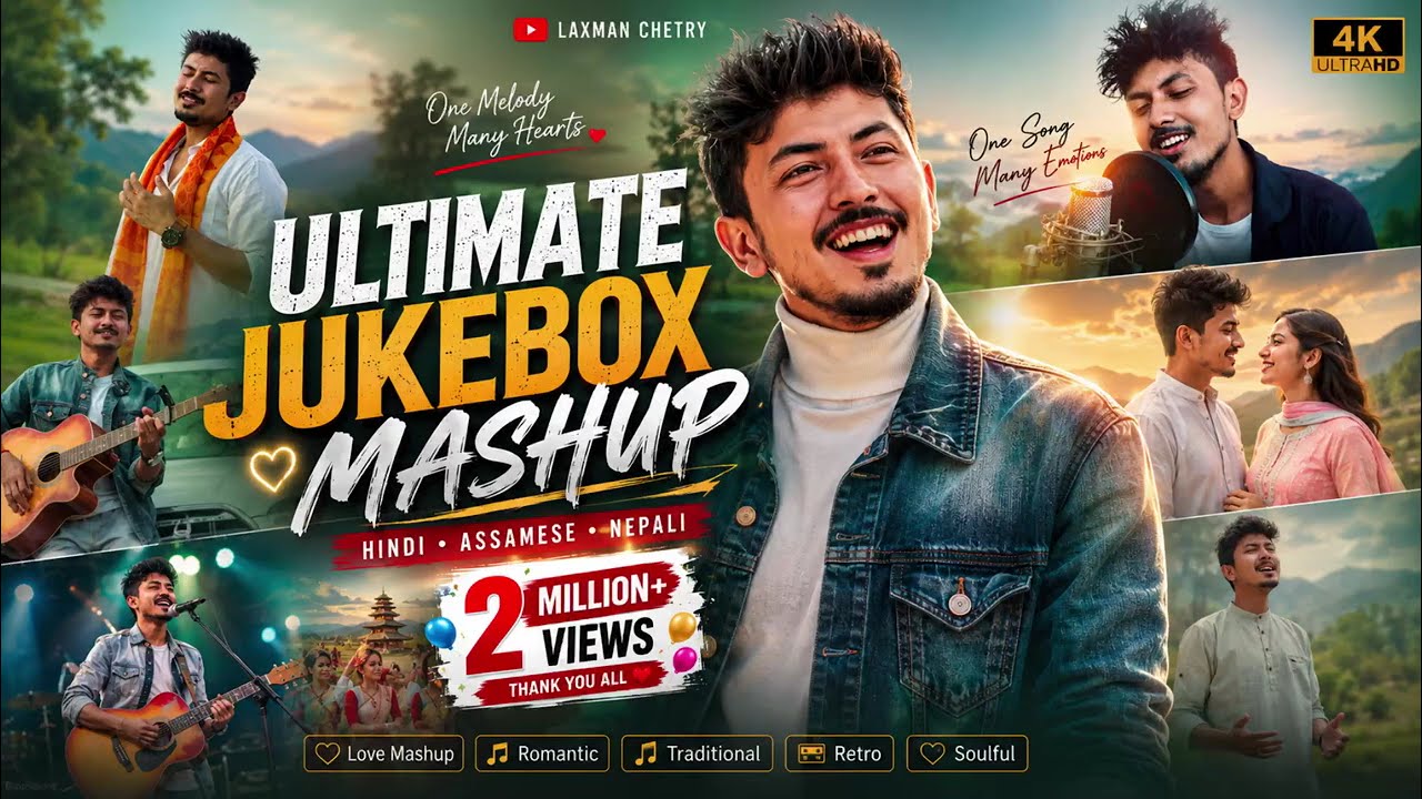 ULTIMATE JUKEBOX MASHUP 2026 💕 | Hindi &times; Assamese &times; Nepali Romantic Mashup | Laxman Chetry