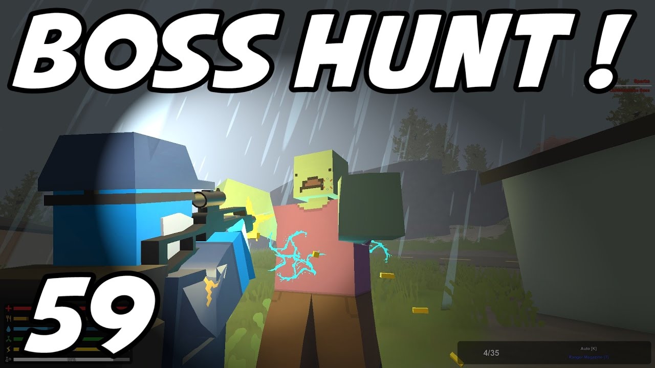 Ролевая игра UNTURNED — «Боссы-молнии и огнемётчики!!» Эпизод 59 (карта Россия)