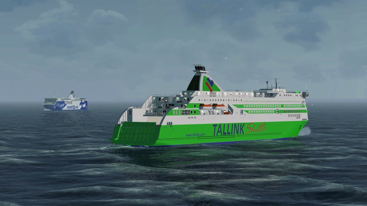 VSF | Departure from stormy Helsinki | M/S Star
