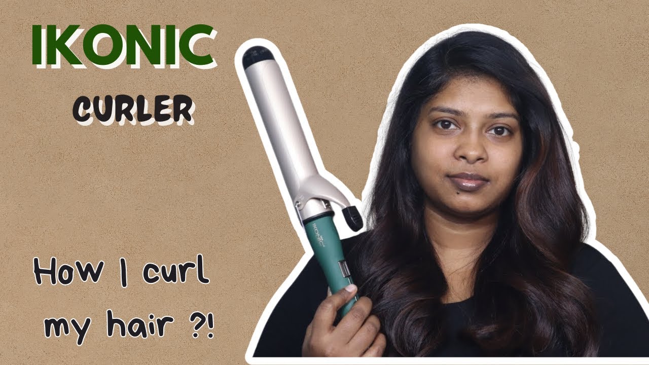 How I Curl My Hair using Ikonic Professional Emerald Curling Tong CT 38mm