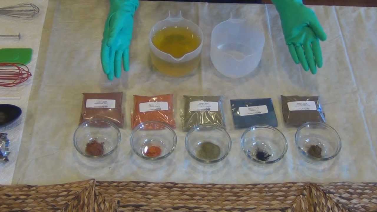 Using Herbs * Botanicals * to Color Cold Process Soap - Rainbow Garden - How to Color Soap Naturally
