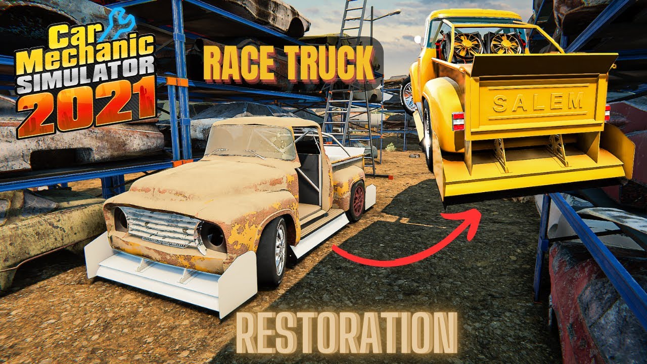 restoration FORD F-100 engine V8 Ford COYOTE - Car Mechanic Simulator 21 gameplay 4K