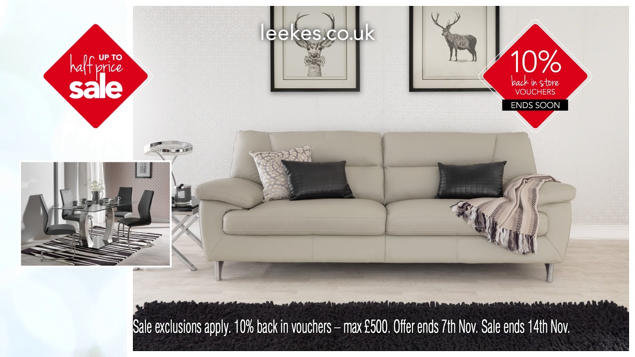 The LEEKES Half Price Sale + Vouchers [Autumn 2017]