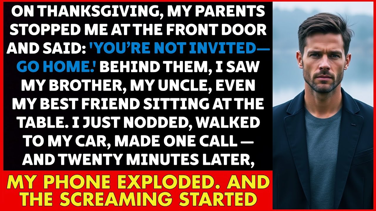At Thanksgiving, My Parents Stopped Me at the Door and Said 
