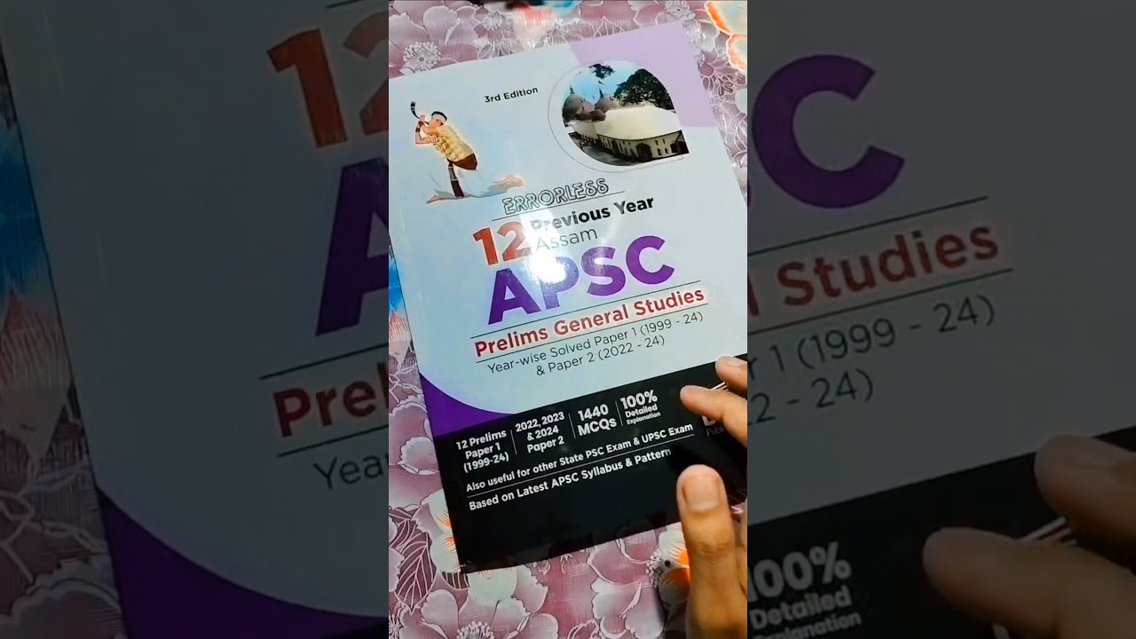 APSC Pyq Book 2025📚 #shorts #shortvideo #study #studymotivation #apsc #apse2025 #apscaspirants