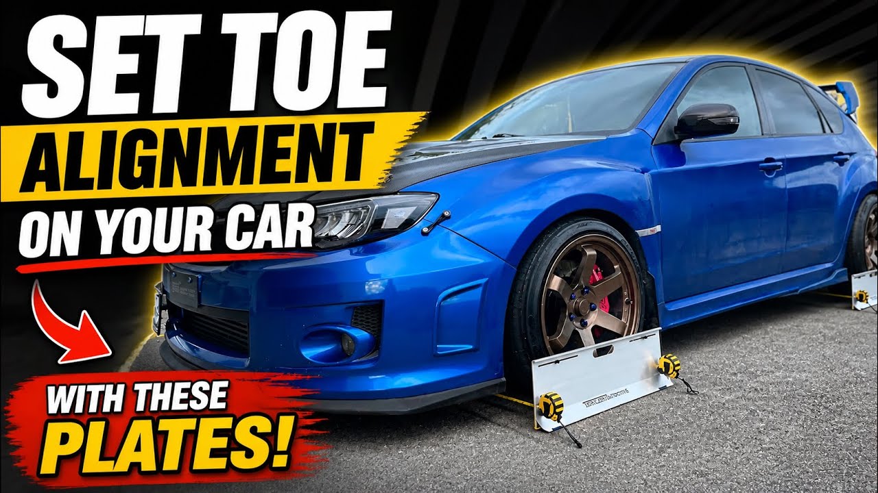 Adjust Toe Alignment Angle on your car with these plates! #STI