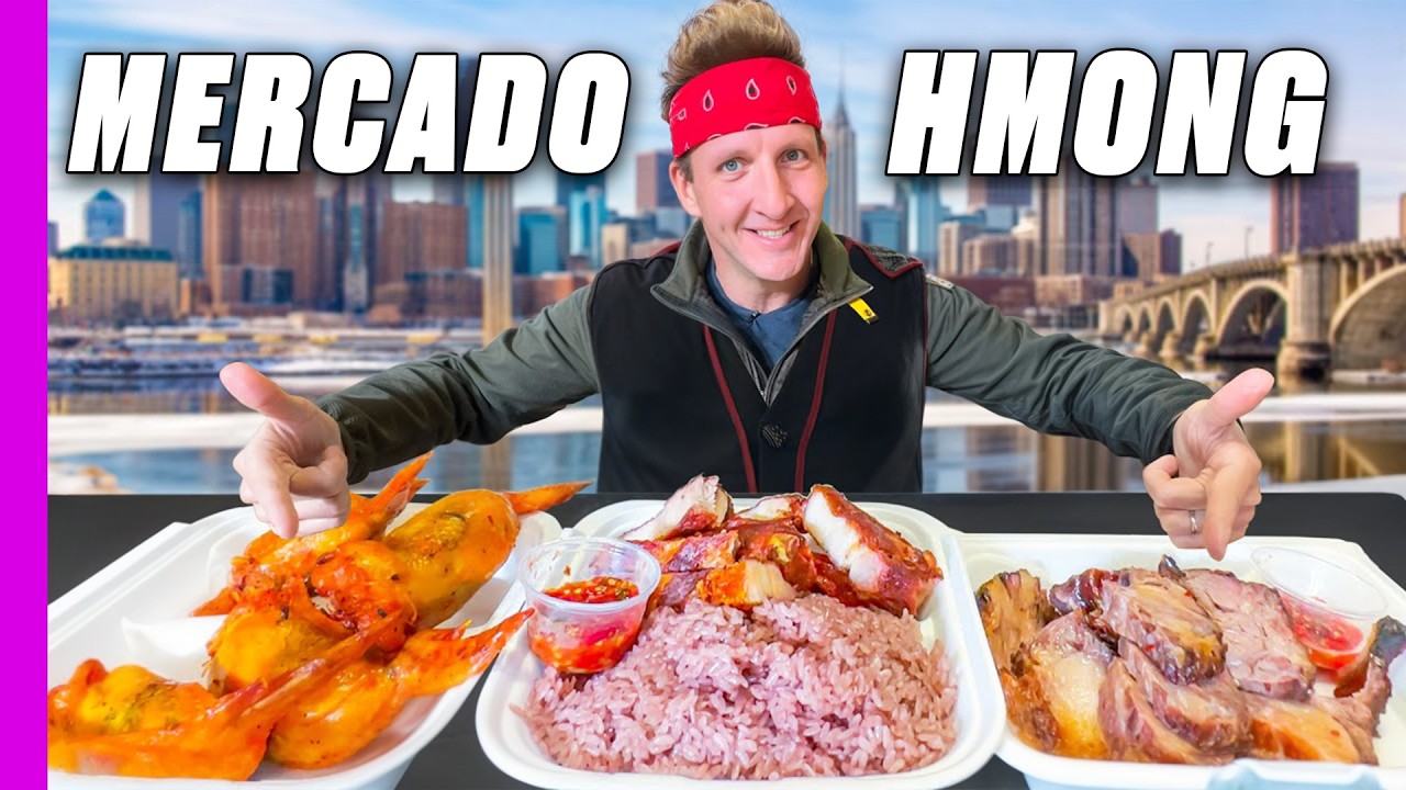 &iexcl;Tour por el mercado de comida hmong! &iexcl;La cocina secreta de Asia sin un pa&iacute;s!