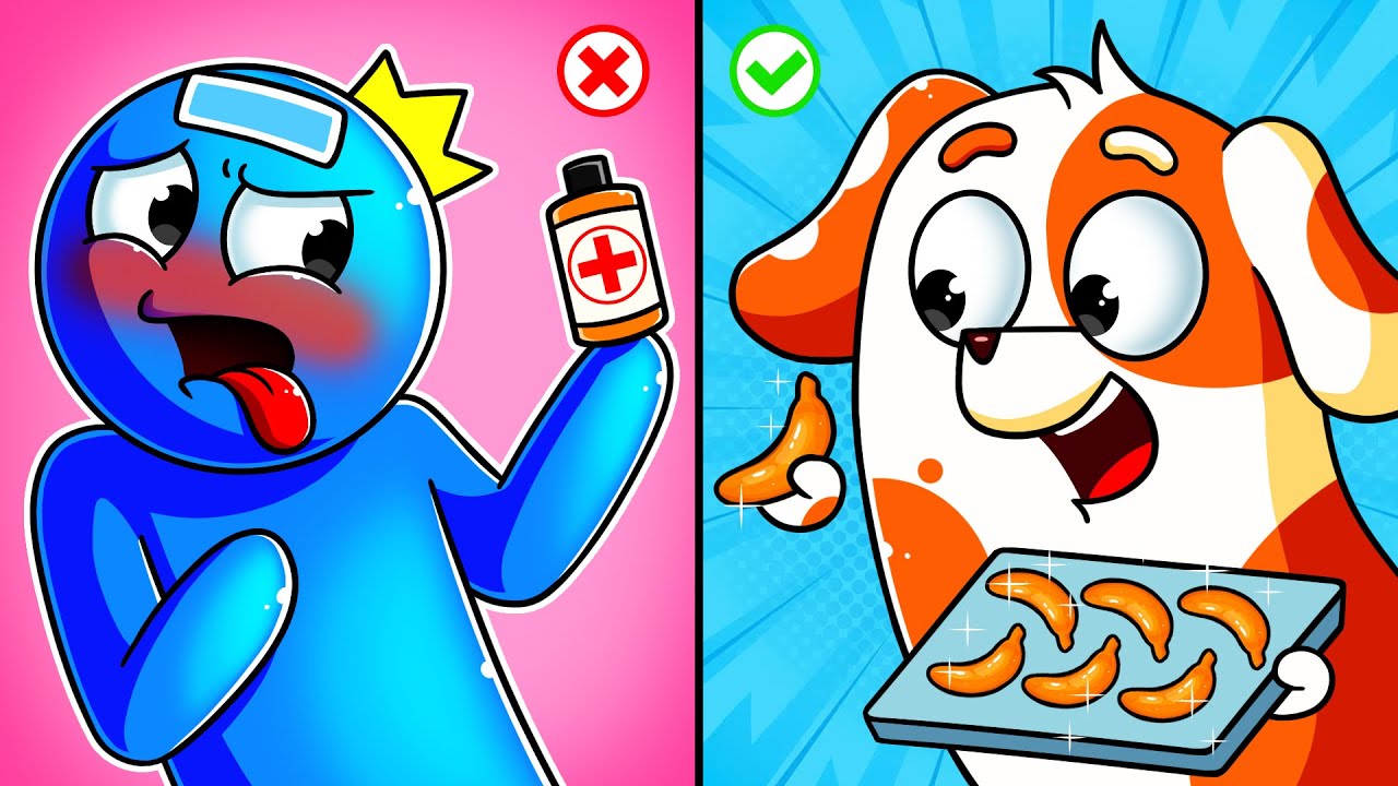 New Animation | RAINBOW FRIENDS | Feeling Sick? Time To Take Medicine! Hoo Doo Super - Pup